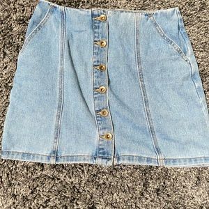 jean skirt